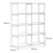 Kitcheniva Bookshelf Cube Storage Organizer DIY Bookcase Gray